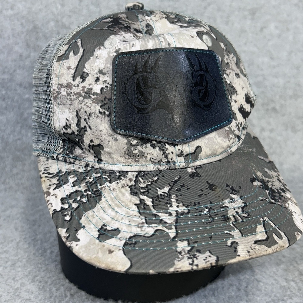 GSG Patch Women Gray Girls With Guns Trucker Hat Camo Mesh Snapback OSFM